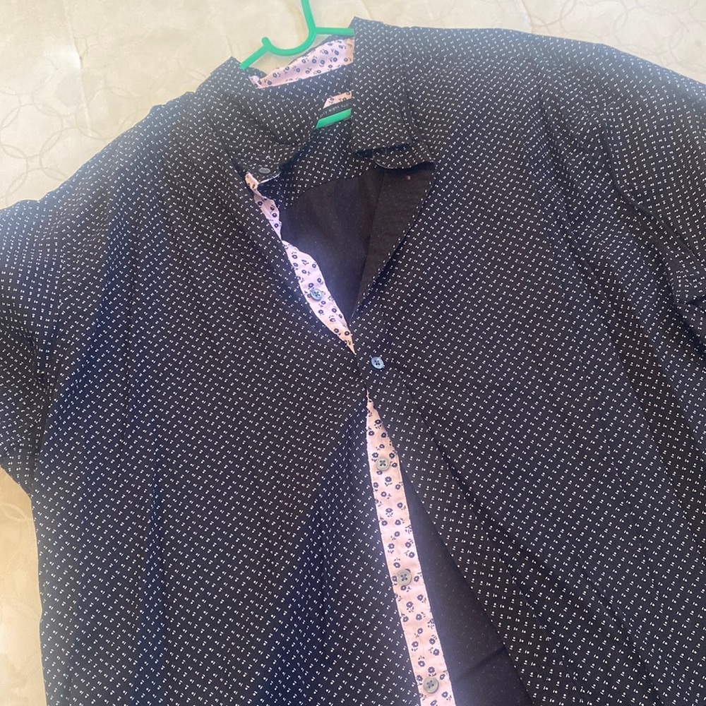 Black button up shirt